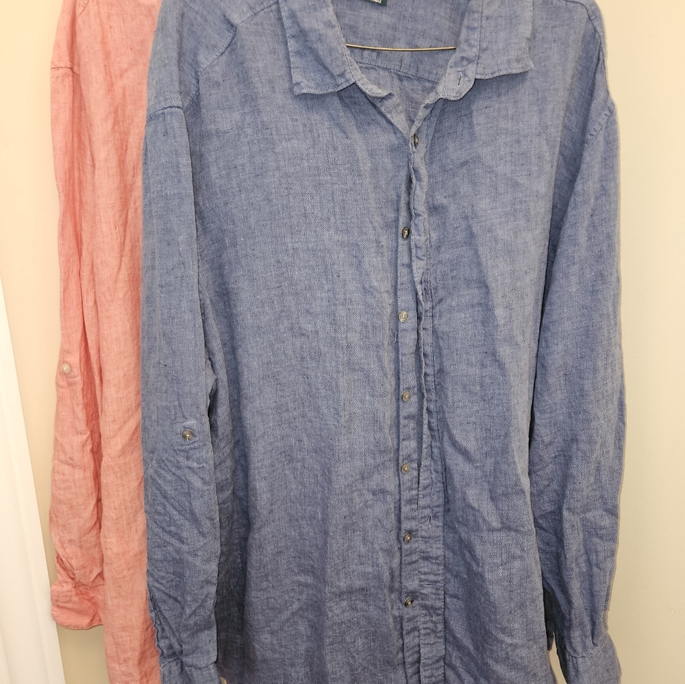 Mens 100% Linen shirts Bundle